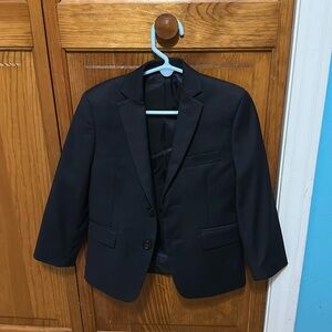 Navy blue suit jacket